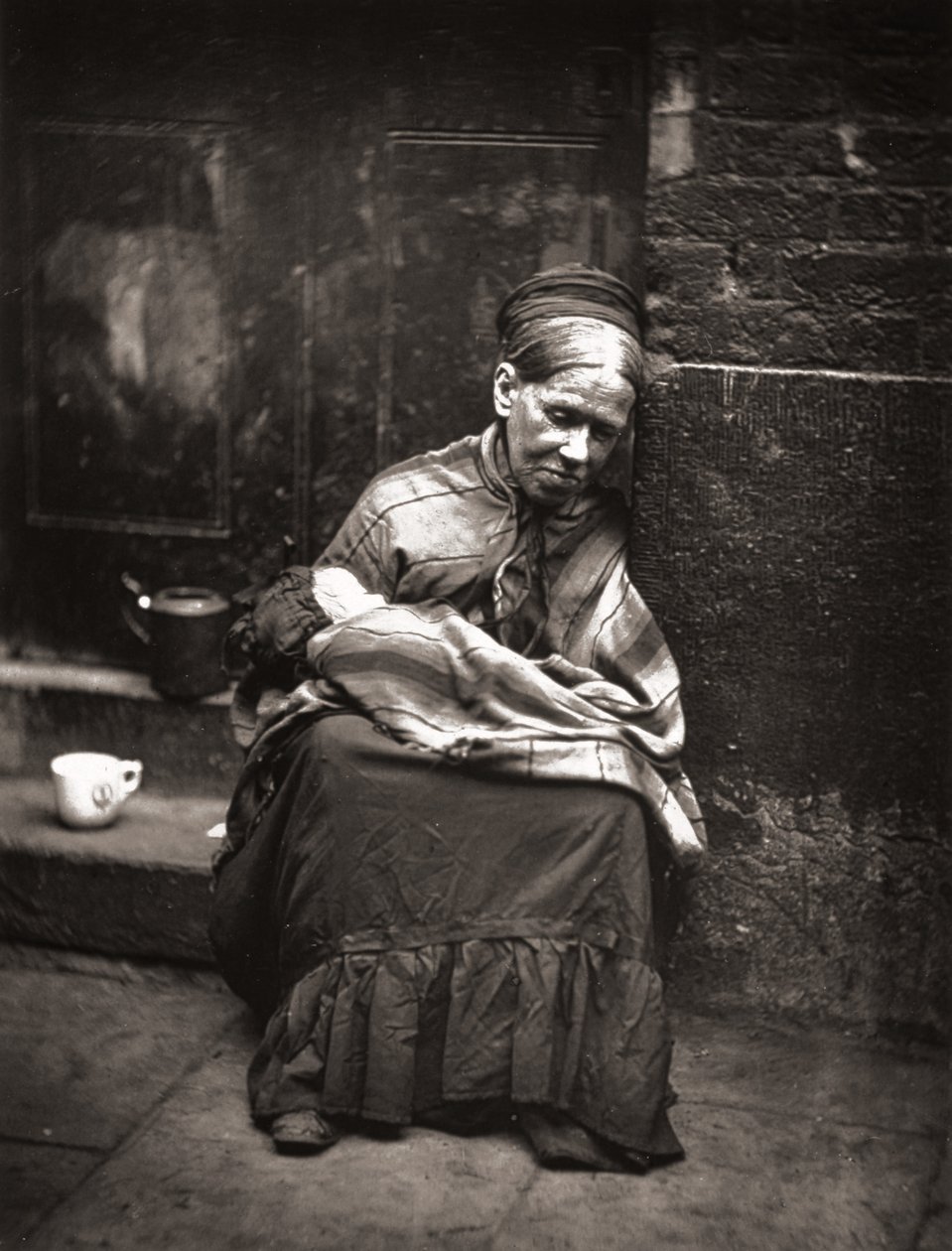 The Crawlers, från "Street Life in London", av J. Thomson och Adolphe Smith, 1877 av John Thomson