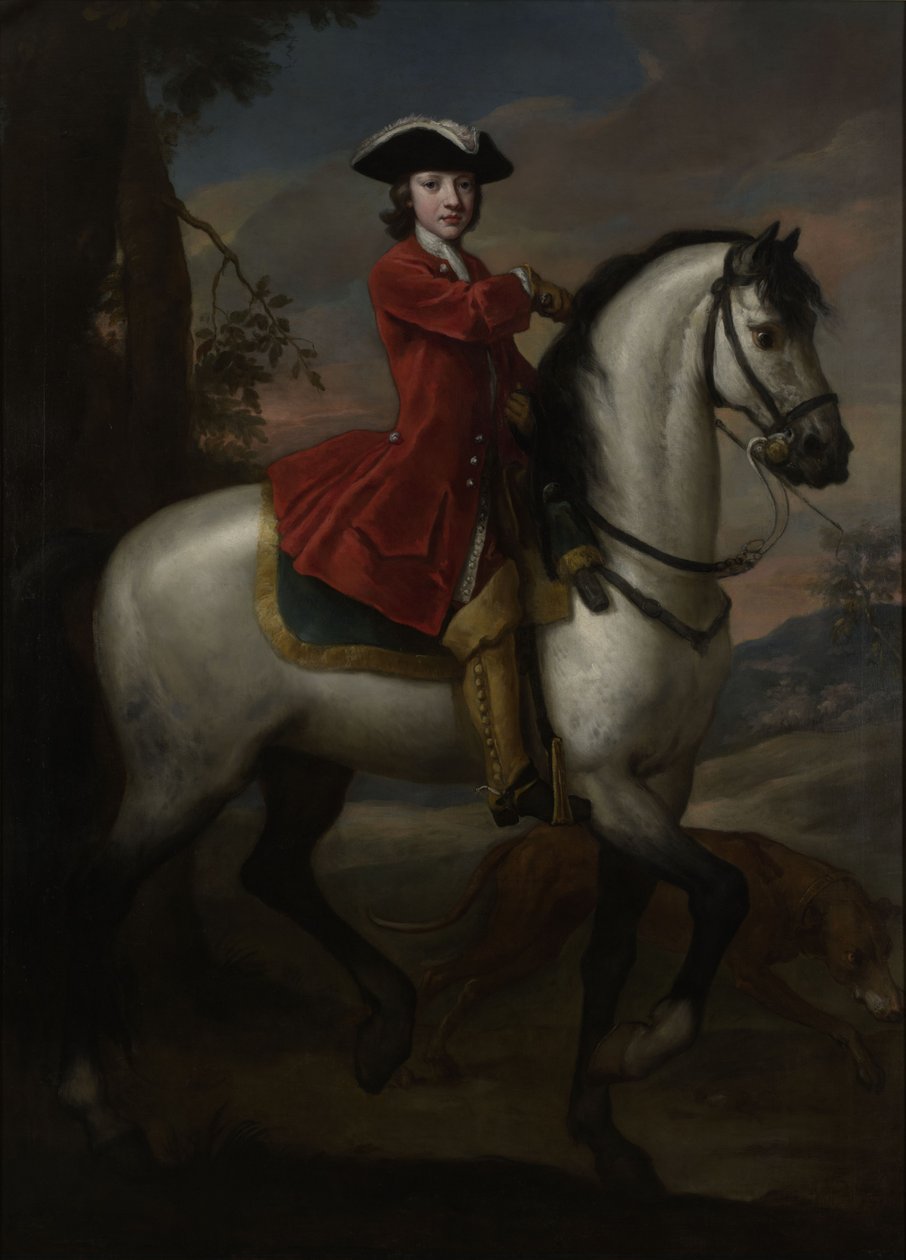 Porträtt av Sir Charles Spencer, tredje hertigen av Marlborough (1706-1758) av John Vanderbank