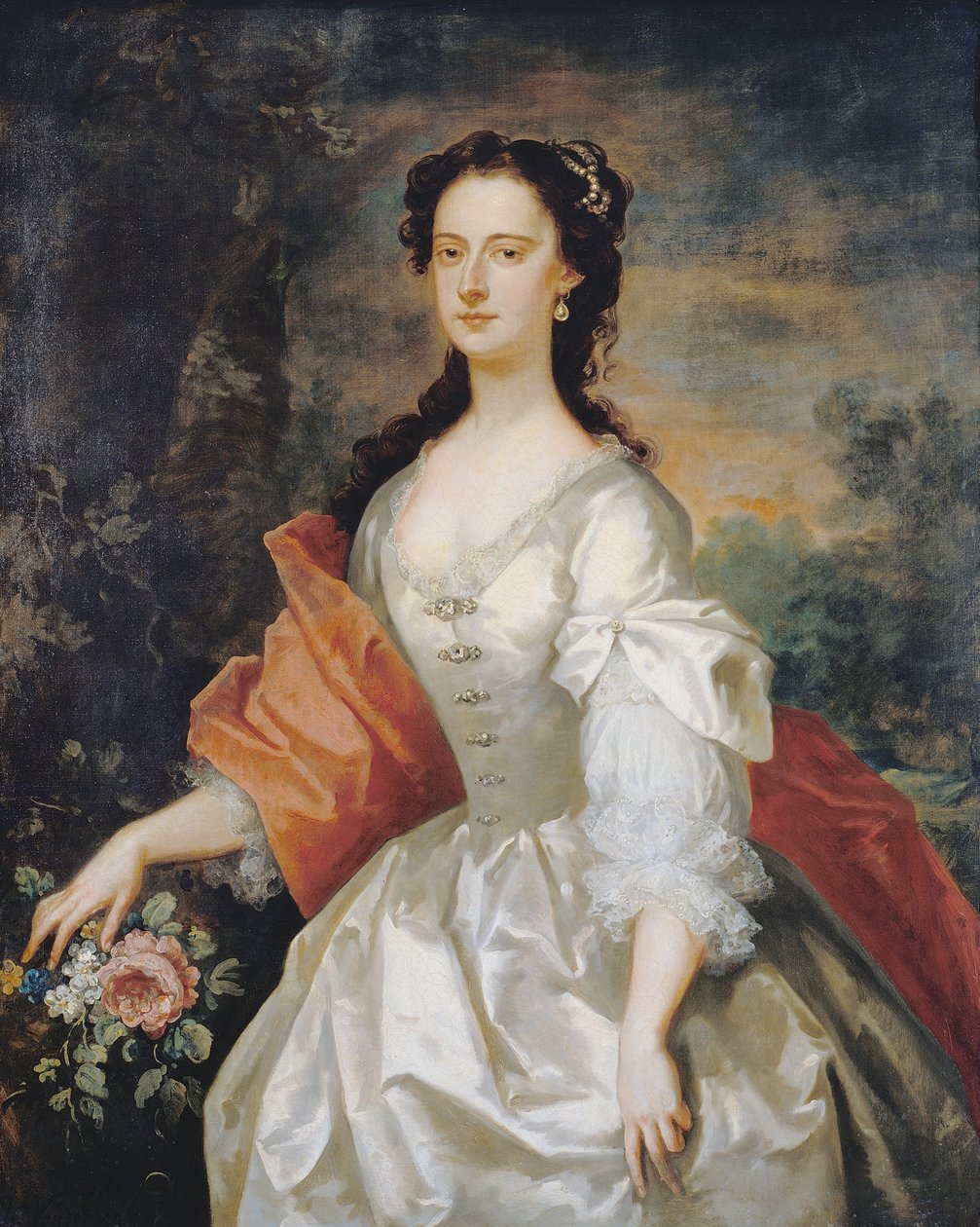 Portrait of a Woman in White av John Vanderbank