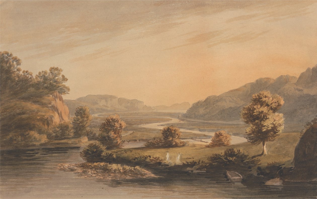 Near Pontaberglaslyn av John Warwick Smith