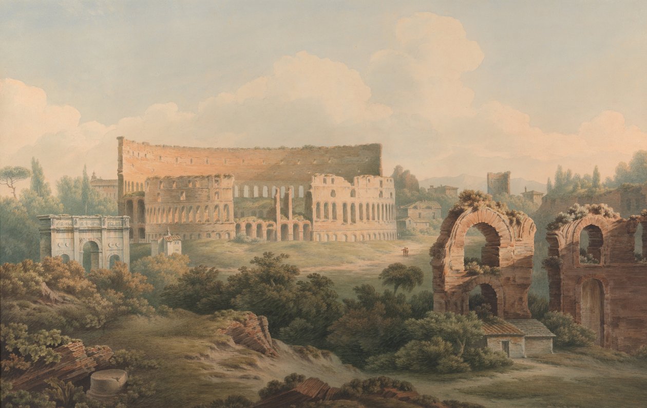 Colosseum, Rom av John Warwick Smith