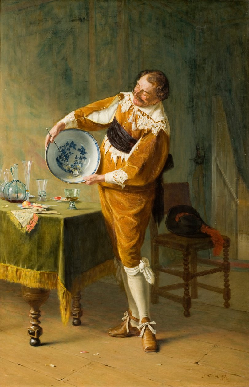 Botten av en skål, 1879 av John Watson Nicol