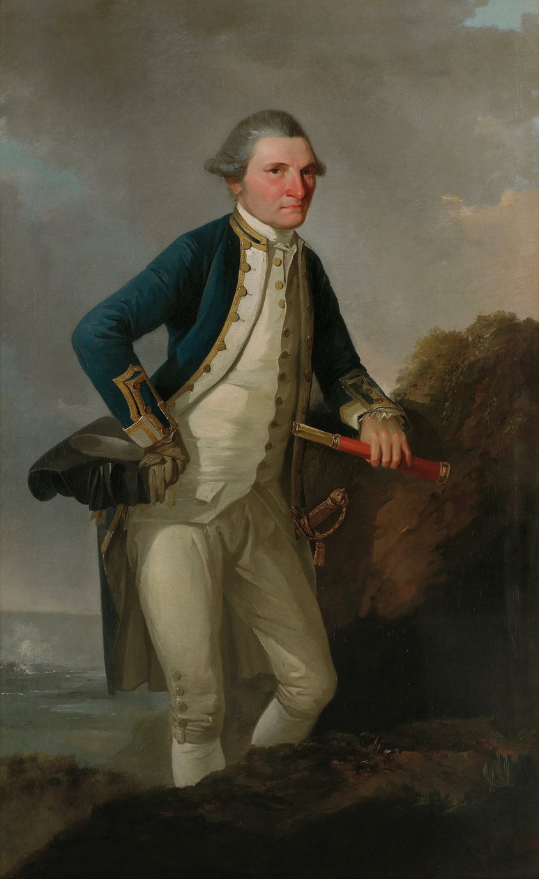 Porträtt av kapten James Cook av John Webber