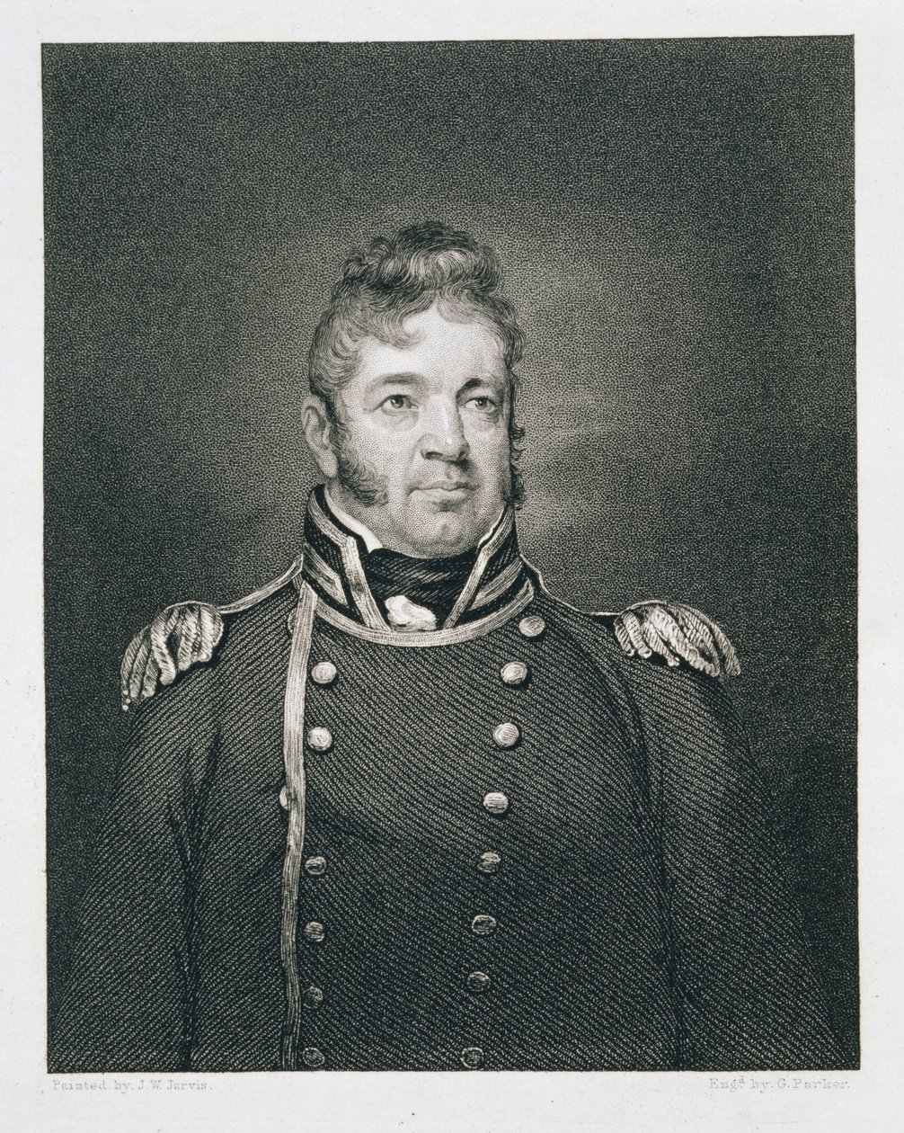 William Bainbridge (1774-1833) graverad av George Parker (fl.1834-d.1868) av John Wesley Jarvis