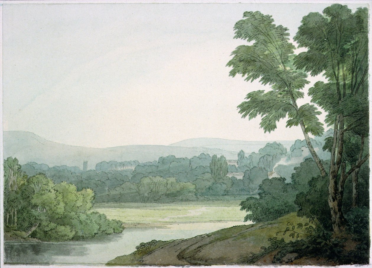 Nära Washfield, Devon av John White Abbott