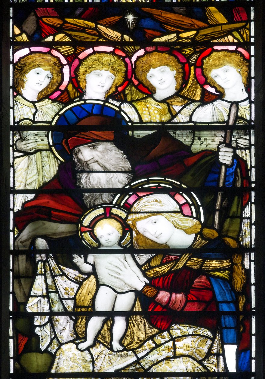 Jesmond, St George, Gateshead Stained Glass Co, John William Brown (1842-1928), Födelsen, 1888 av John William Brown