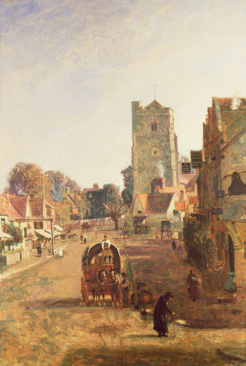Utsikt över Pinner av John William Buxton Knight