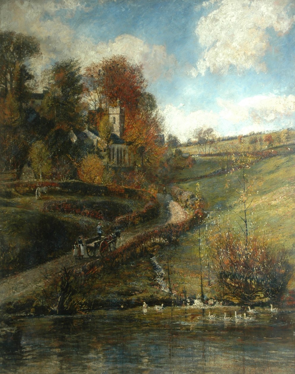Lindale kyrka av John William Buxton Knight