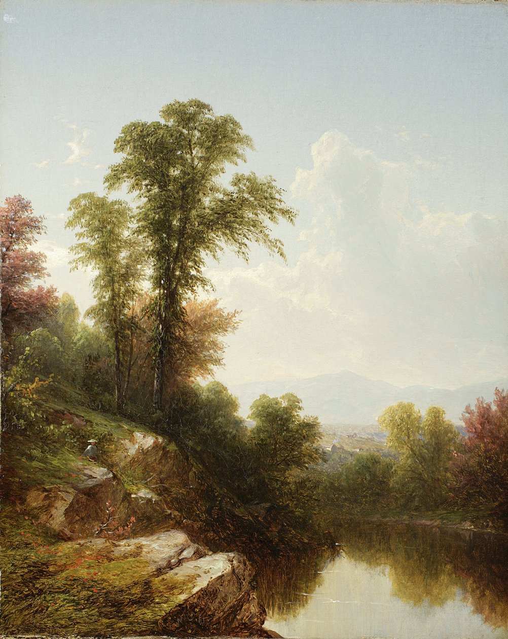 Flodscen, Catskill, 1861 av John William Casilear