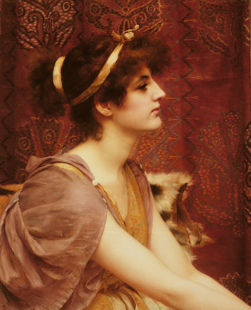 En klassisk skönhet, 1892 av John William Godward