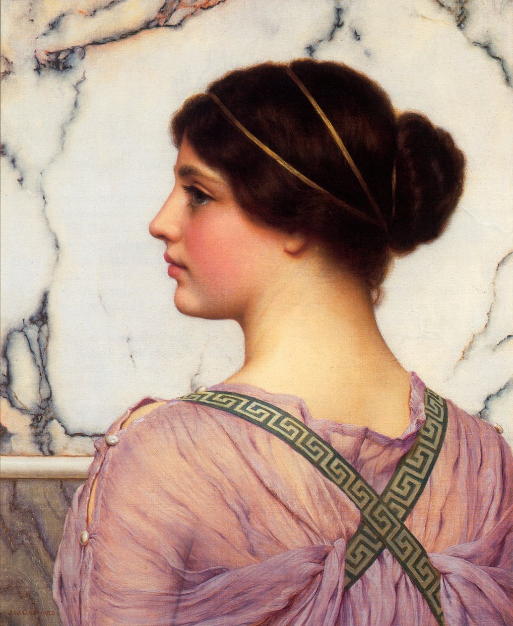 A Grecian Lovely av John William Godward