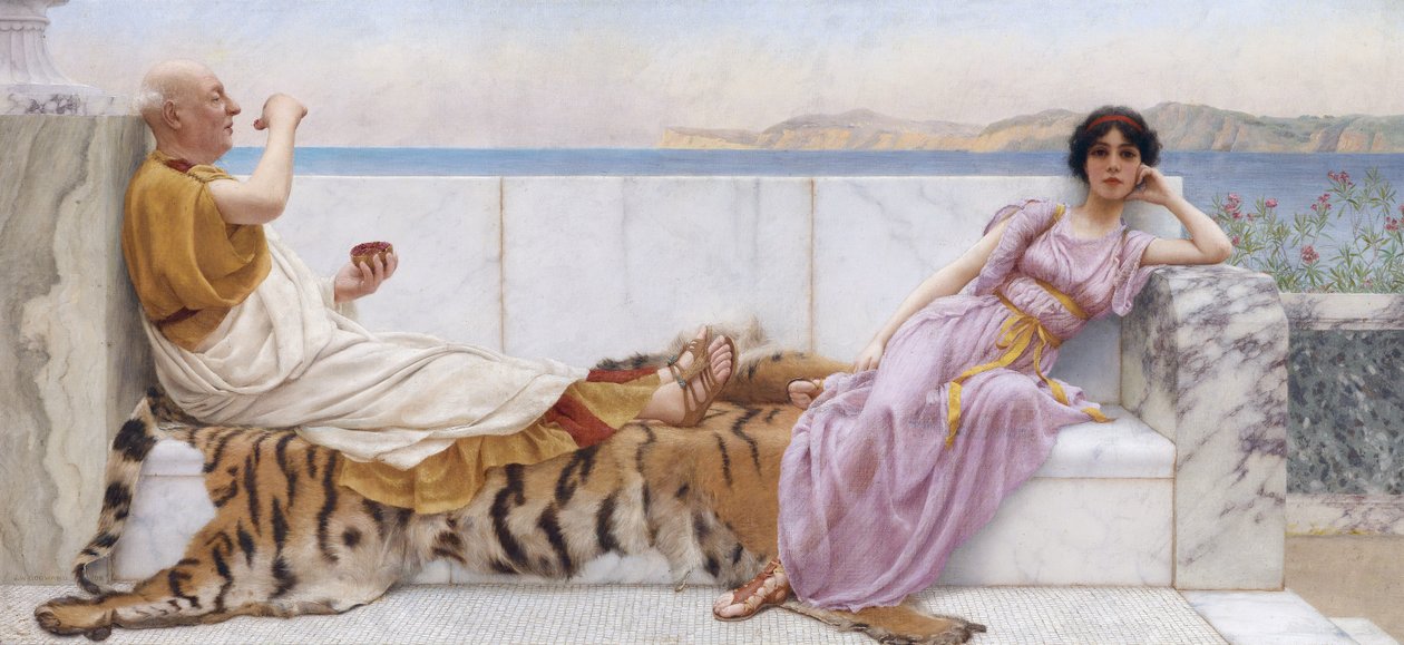 Åttio och arton av John William Godward