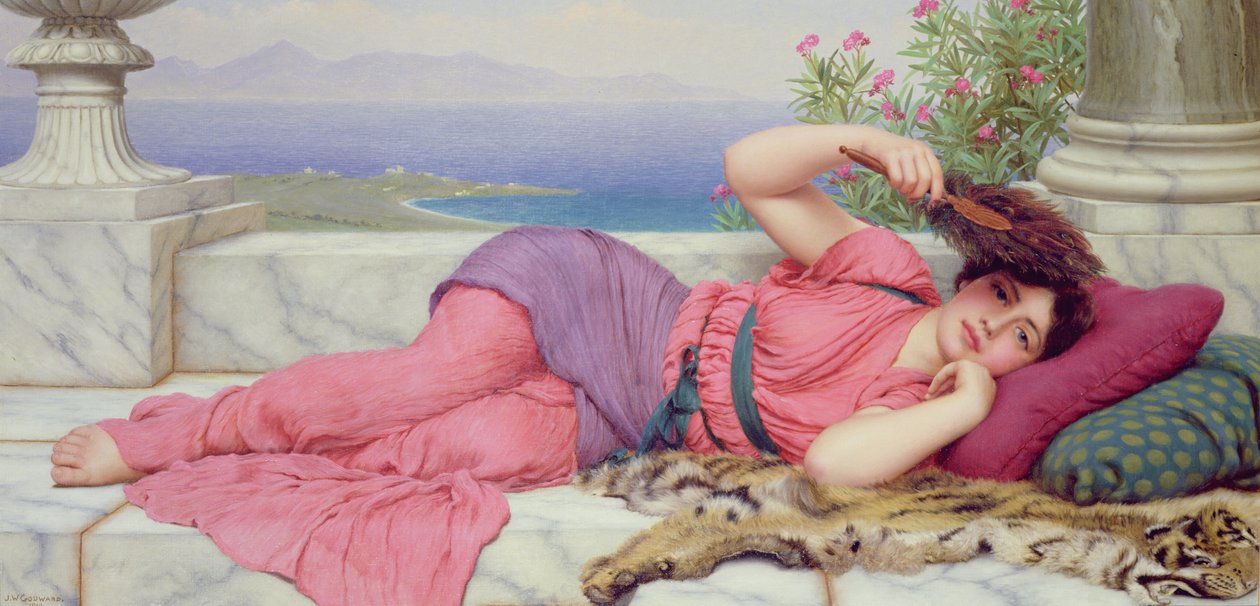 Middagsvila, 1910 av John William Godward