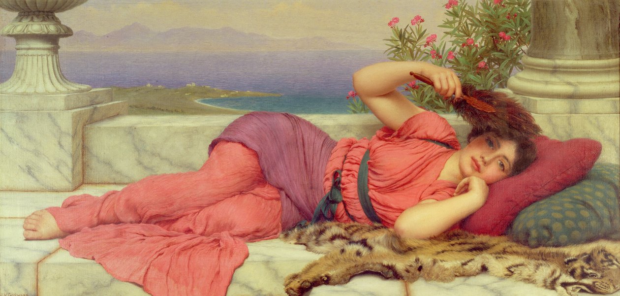Lunchdagens vila,1910 av John William Godward