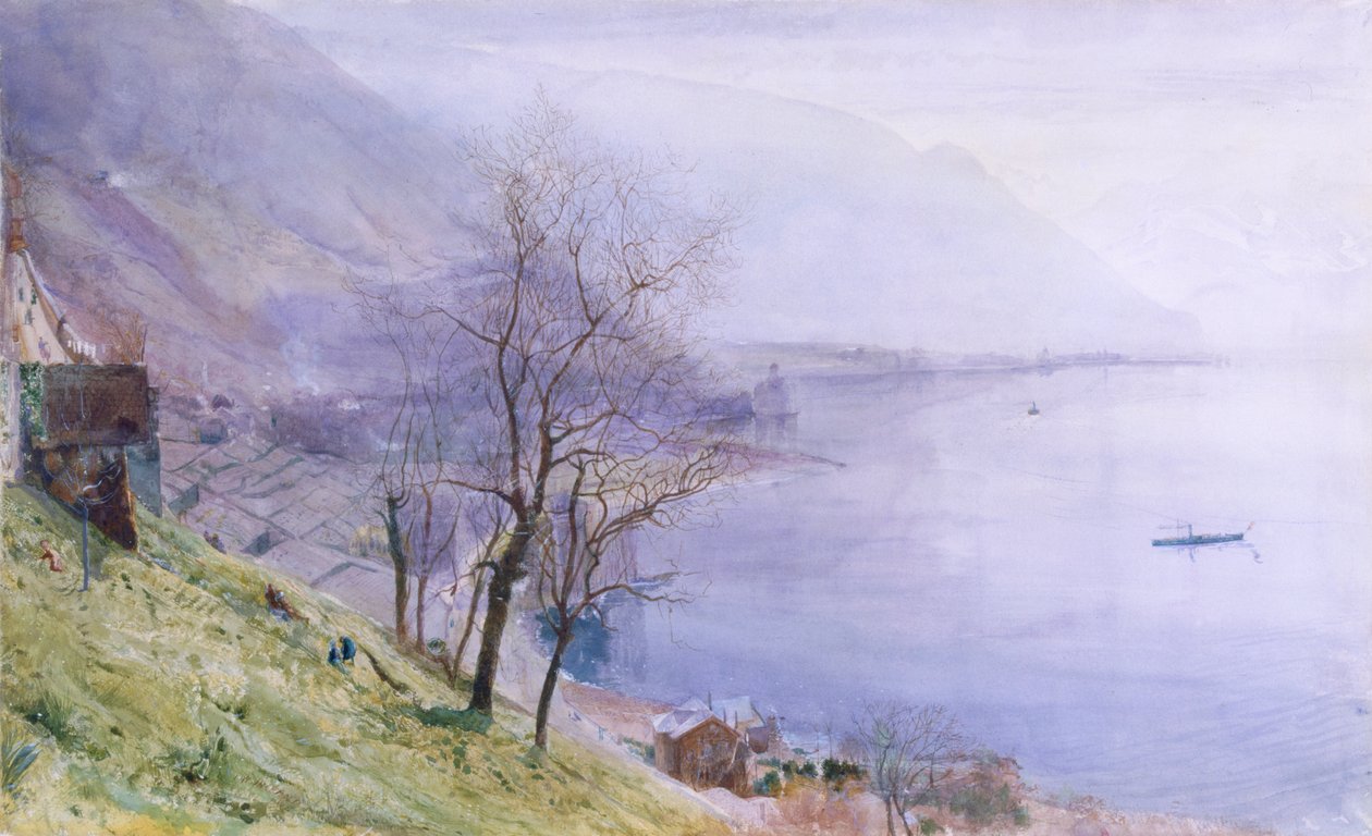 Ovanför Montreux av John William Inchbold