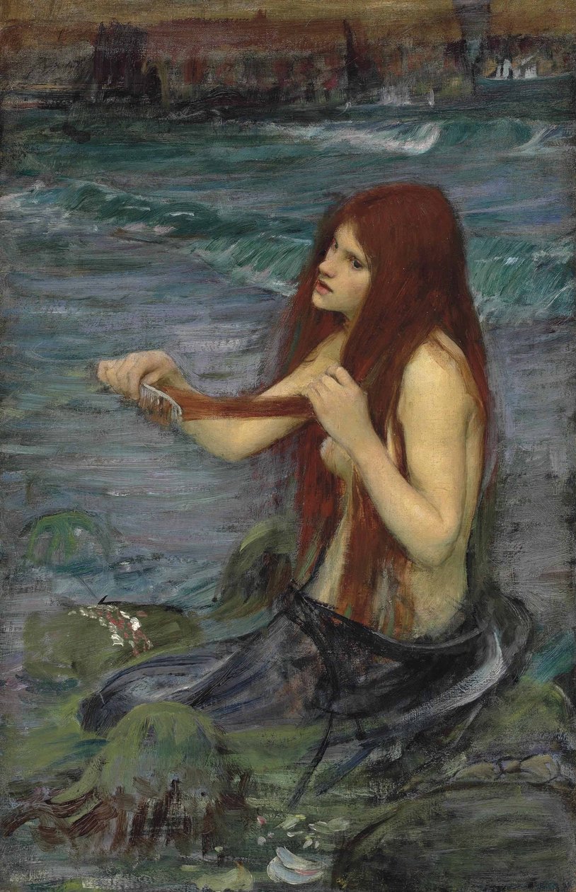 A Mermaid  av John William Waterhouse