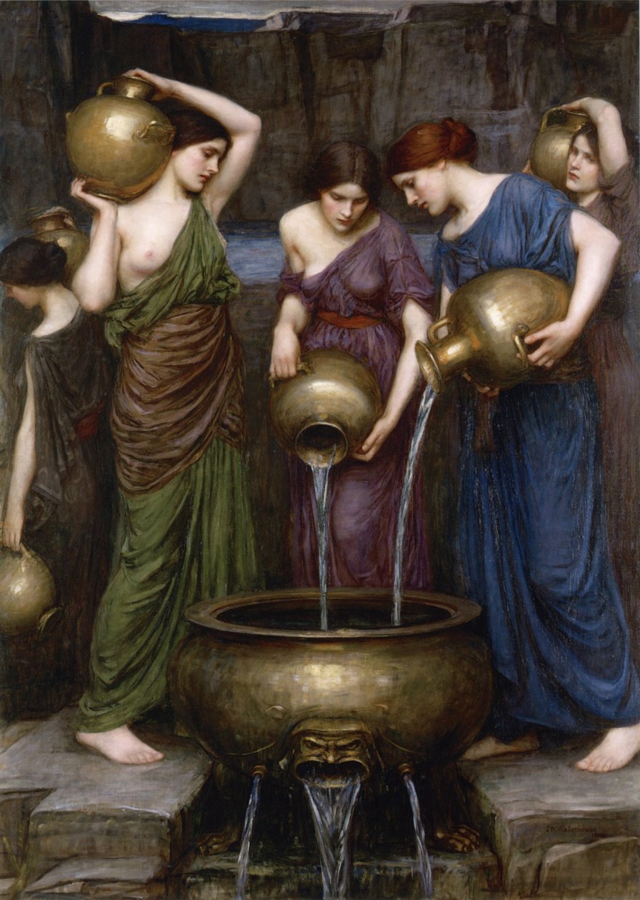 The Danaides av John William Waterhouse