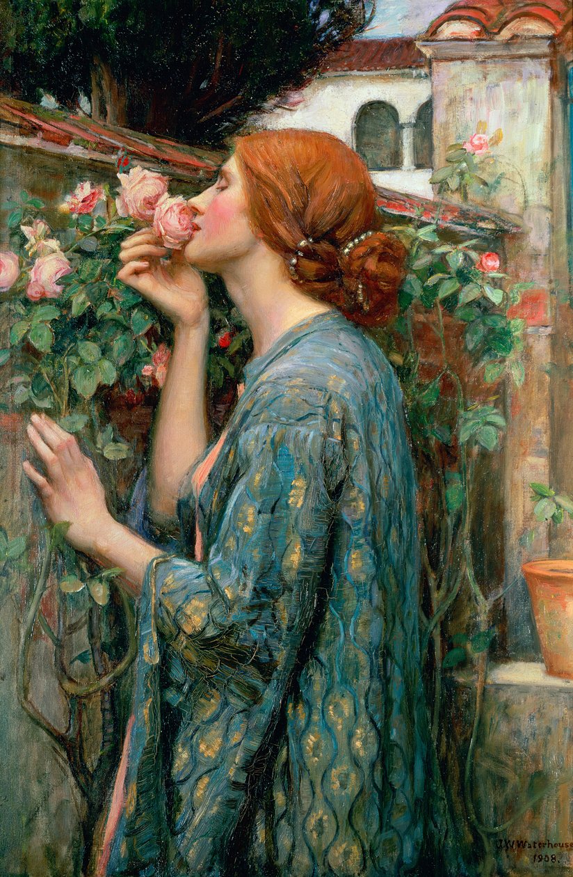 Rosens själ, 1908 av John William Waterhouse