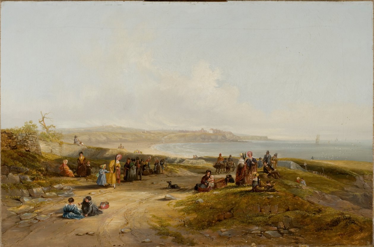 Cullercoats från Tynemouth av John Wilson Carmichael