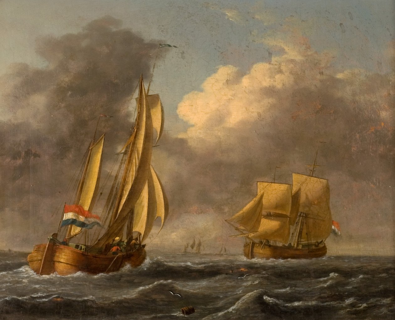 Holländska gallioter utanför kusten av John Wilson Carmichael