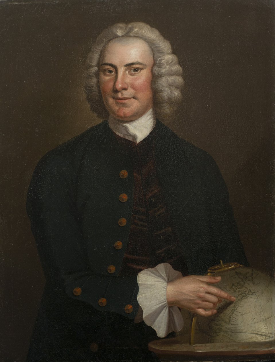 Kapten John Waddell (1714-1762), 1750 av John Wollaston