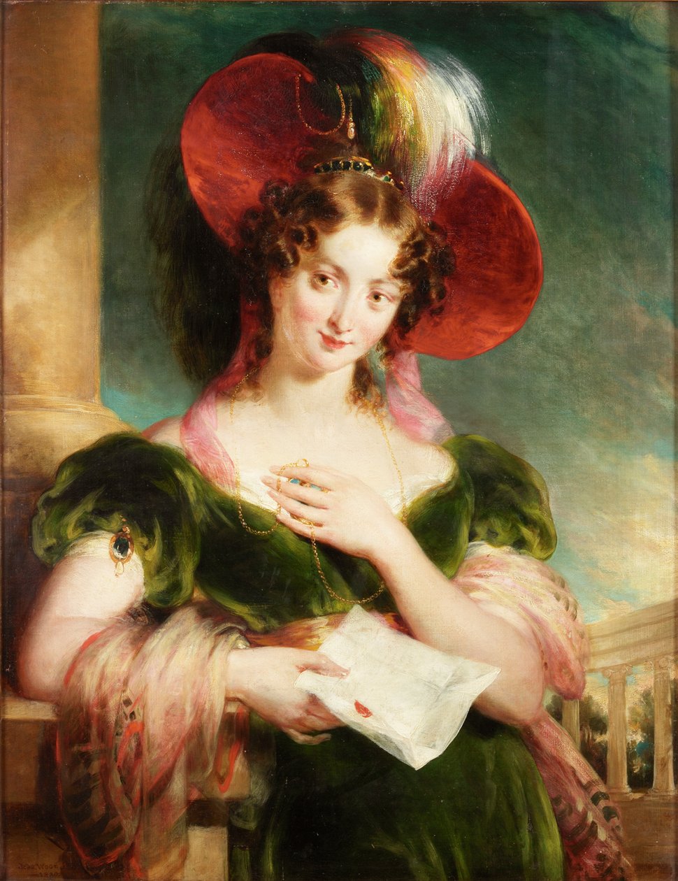 Kärleksbrevet, 1830 av John Wood