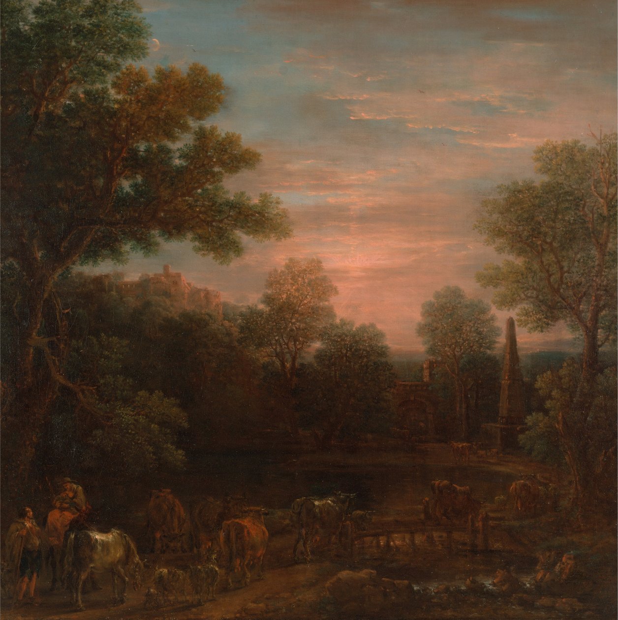 Classical Landscape- Evening av John Wootton