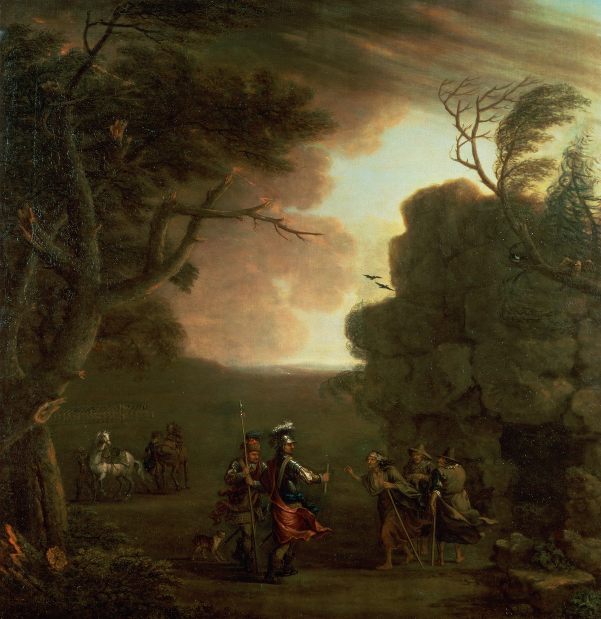Macbeth och de tre häxorna av John Wootton