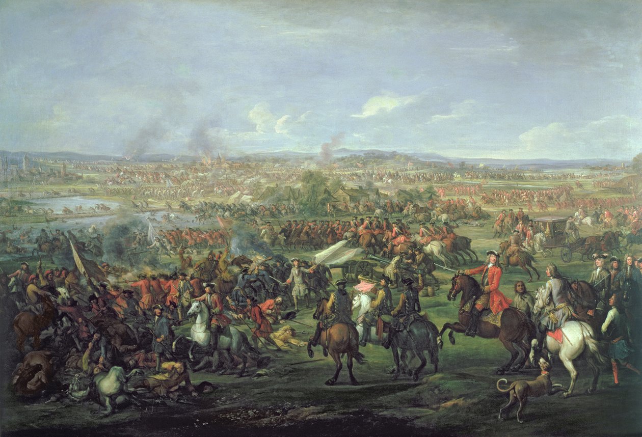 Slaget vid Blenheim den 13 augusti 1704, ca 1743 (se 195676 för detaljer) av John Wootton