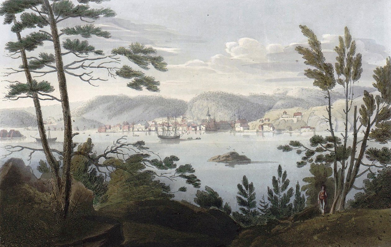 Arendal from Tromöe av John william Edy