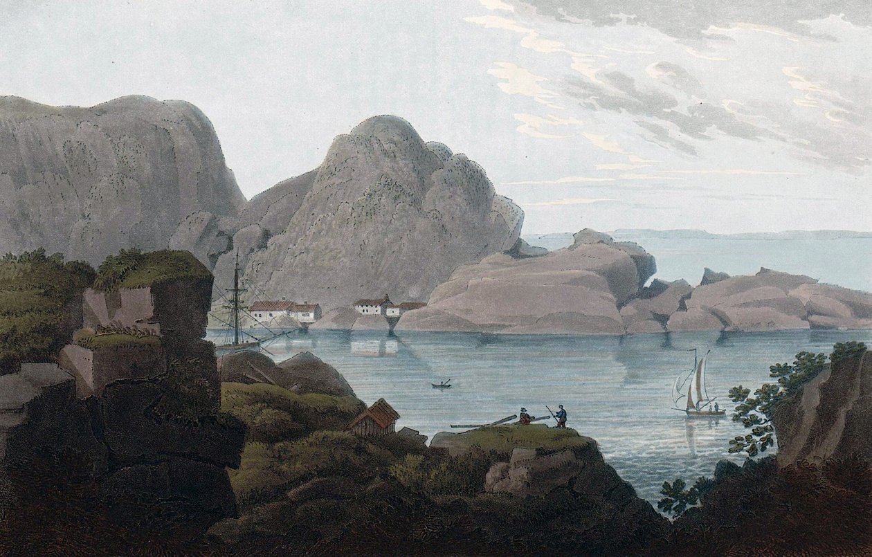 Islands of Heliesund and Hellisöe av John william Edy