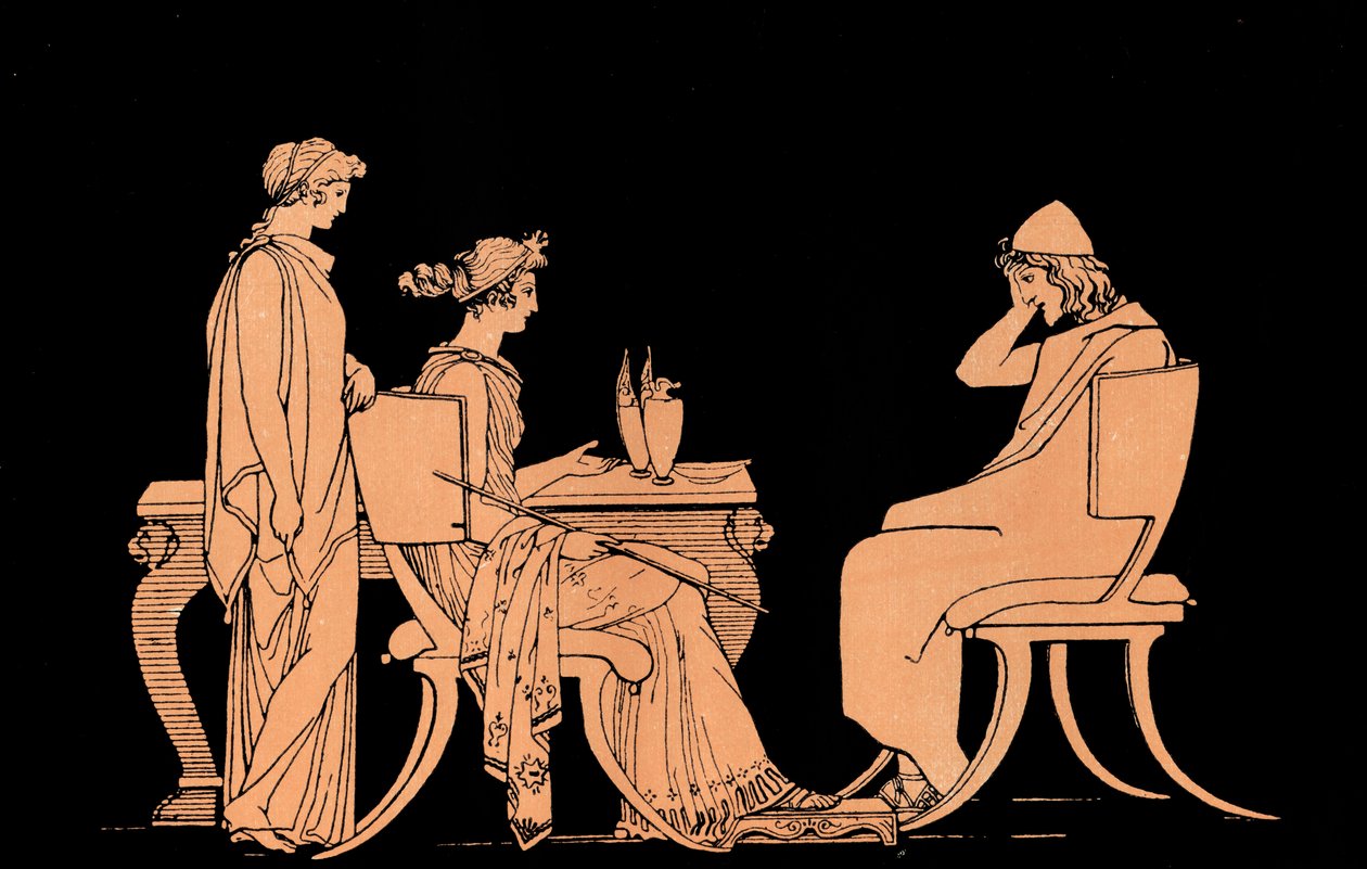 Homer Odysséen av John (after) Flaxman