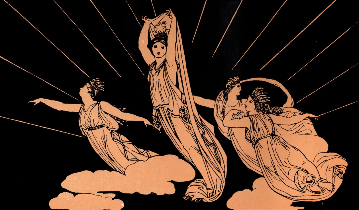 Scen ur Odysséen av Homeros (print) av John (after) Flaxman