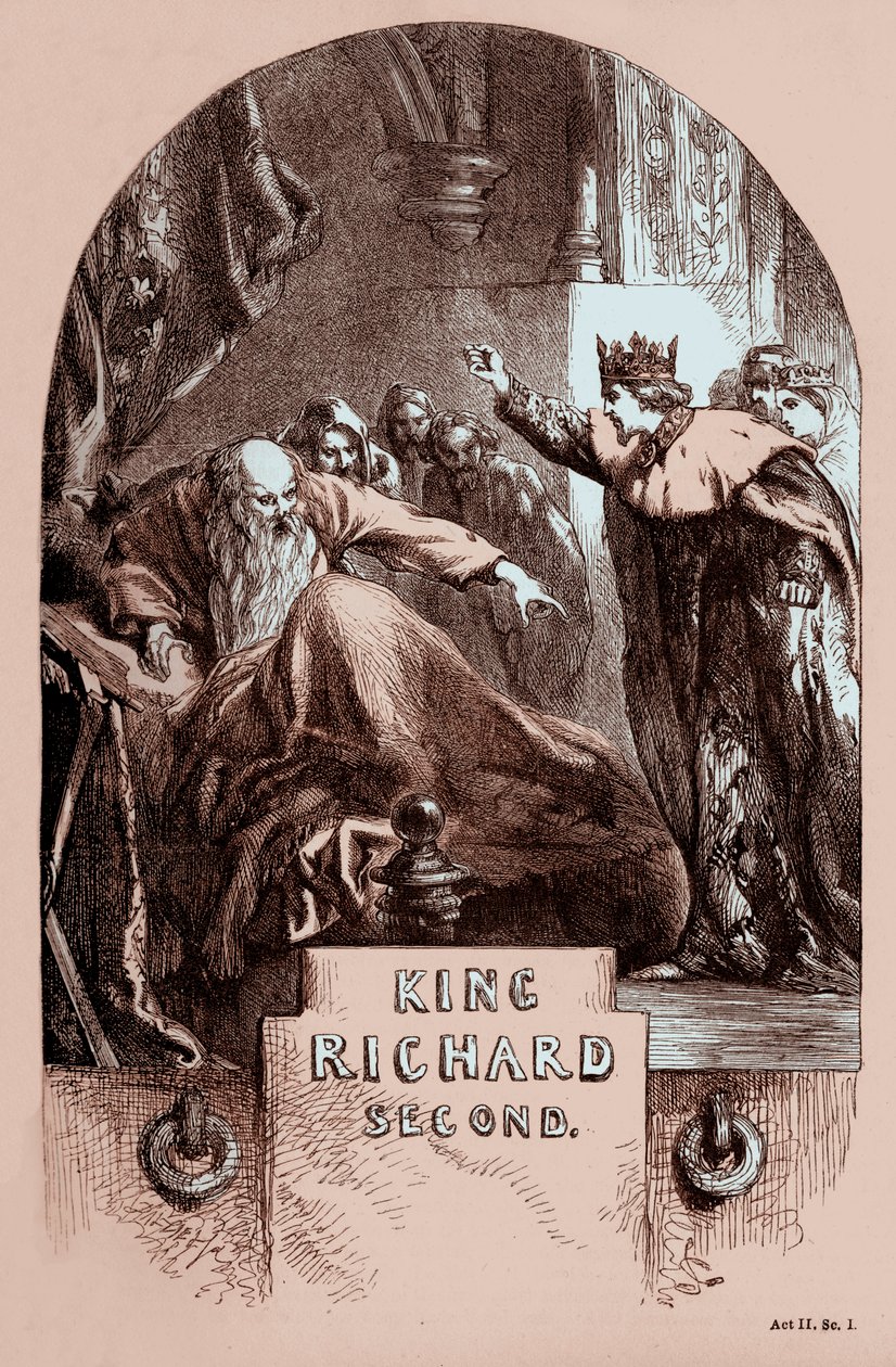Kung Richard II av John (after) Gilbert