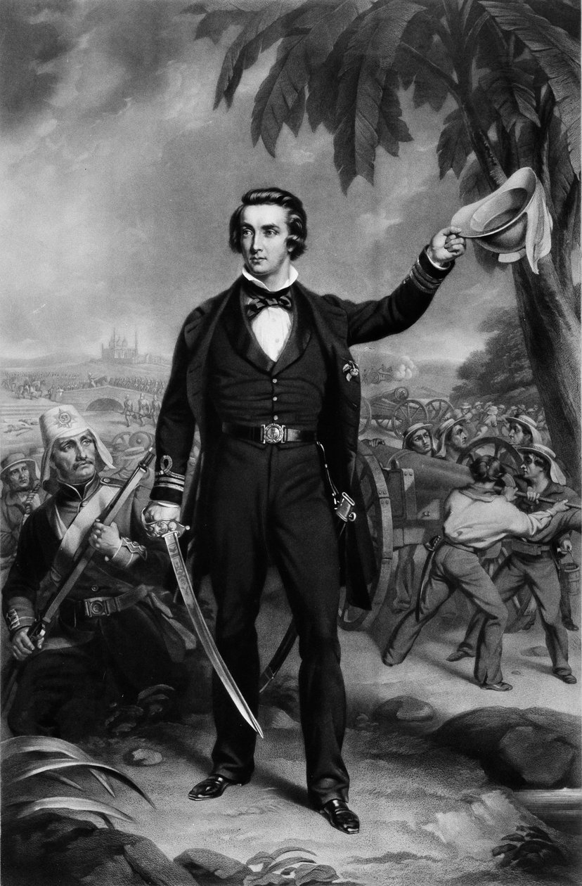 Kapten Sir William Peel RN, VC, KCB, 21 september 1857 (mezzotint) av John (after) Lucas
