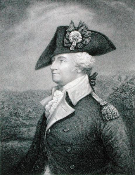 Brigadgeneral Anthony Wayne (1745-96) graverad av John Francis Eugene Prud