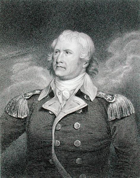 Generalmajor William Moultrie (1730-1805) graverad av Edward Scriven (1775-1841) (gravyr) av John (after) Trumbull