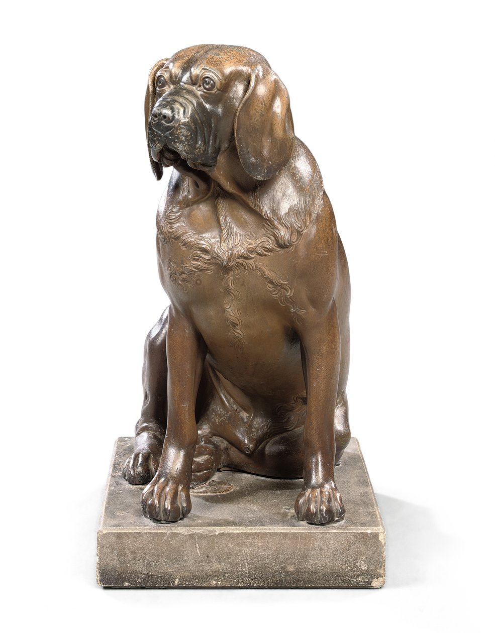 En George III-modell av en hund, ca 1760 (se även 433421) av John (attr. to) Cheere