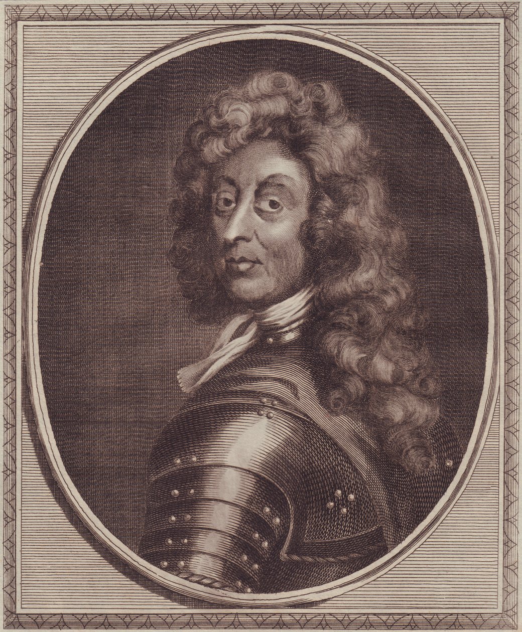 Porträtt av den tyske generalen Friedrich Hermann av Walter Charles Mills