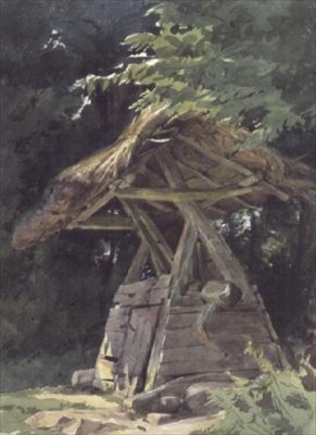 Brunn vid Ruisseauville nära Agincourt, 1800-talet av John Absolon