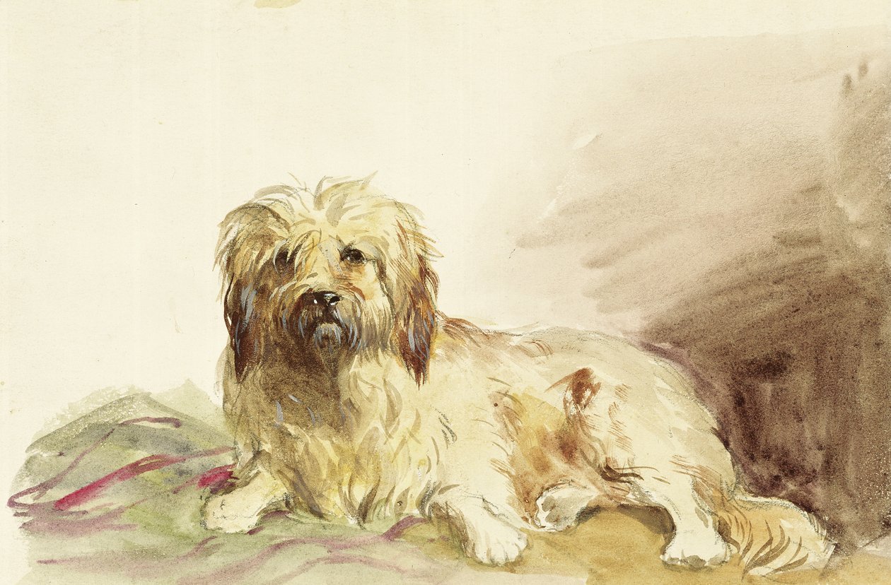 Konstnärens hund, ca 1860 av John Adam P. Houston