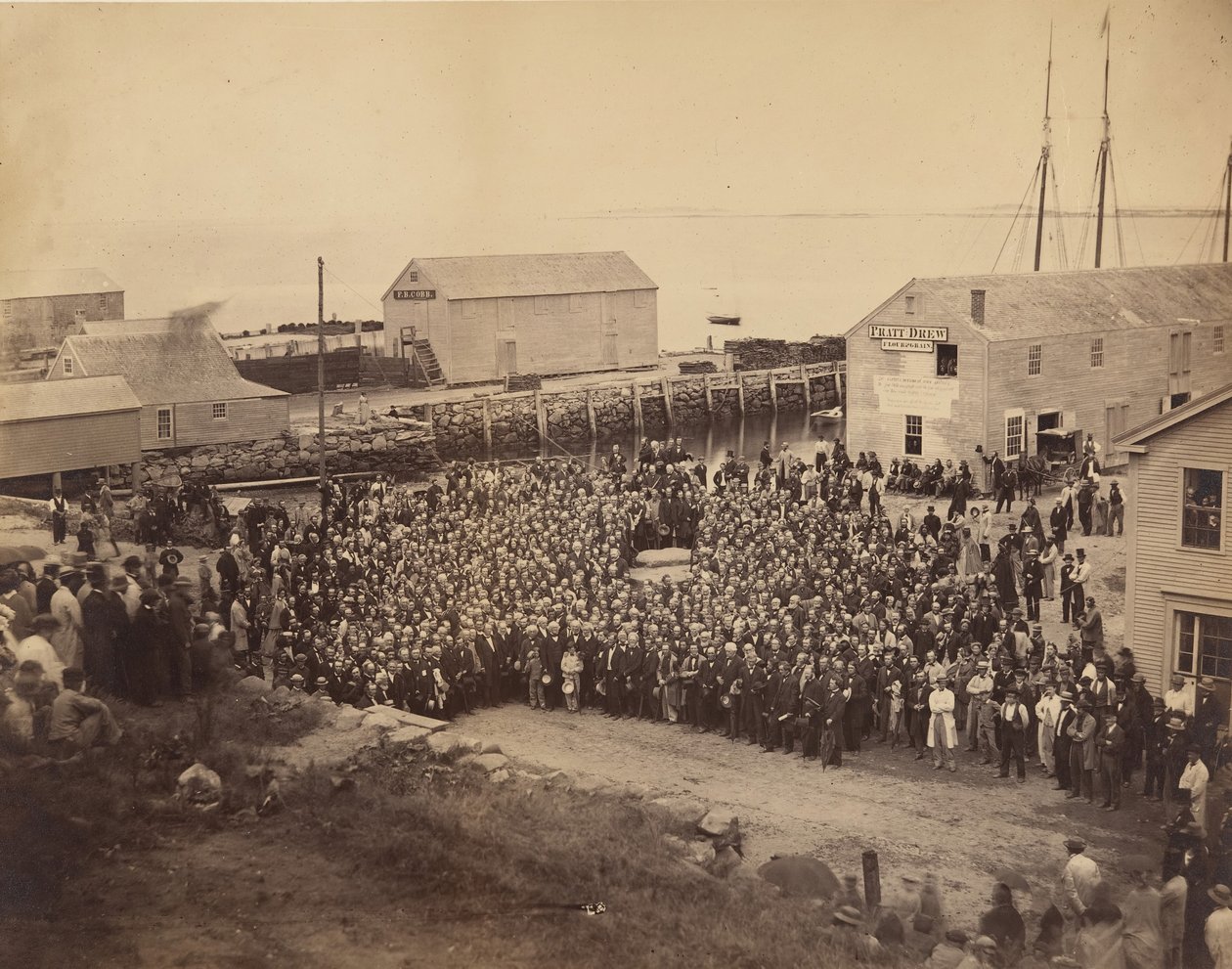 National Congregational Council i Plymouth Rock, 22 juni 1865. av John Adams Whipple
