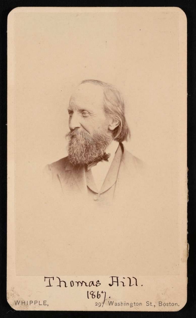 Porträtt av Thomas Hill 1818-1891, 1867. av John Adams Whipple