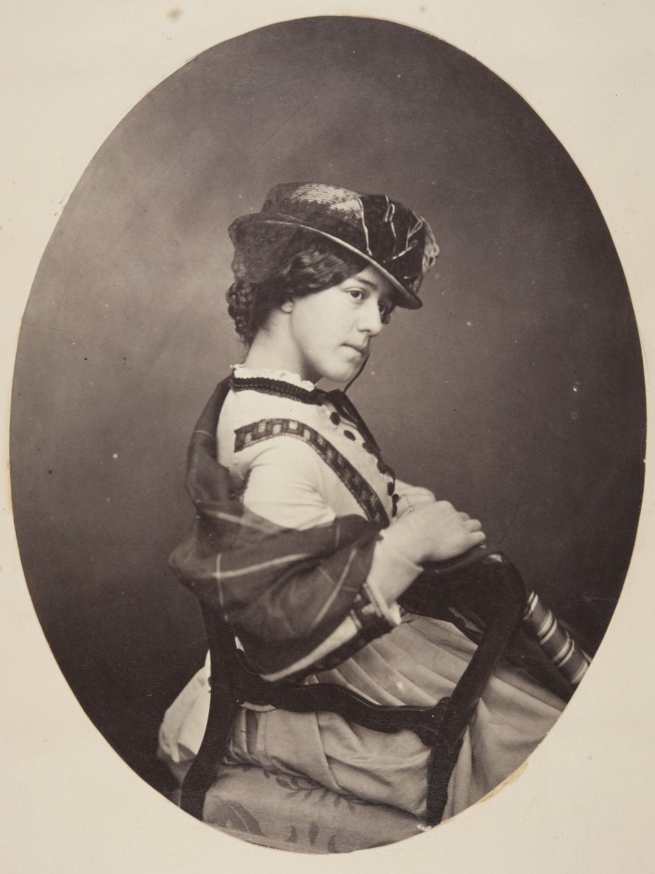 Oidentifierad kvinna, 1865 av John Adamson