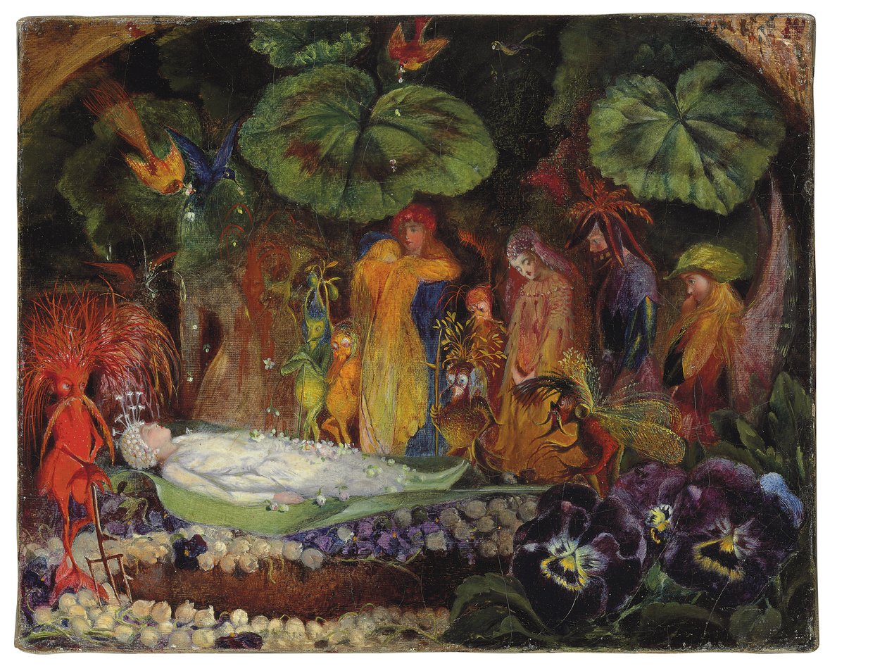 Feedrottningens död av John Anster Fitzgerald
