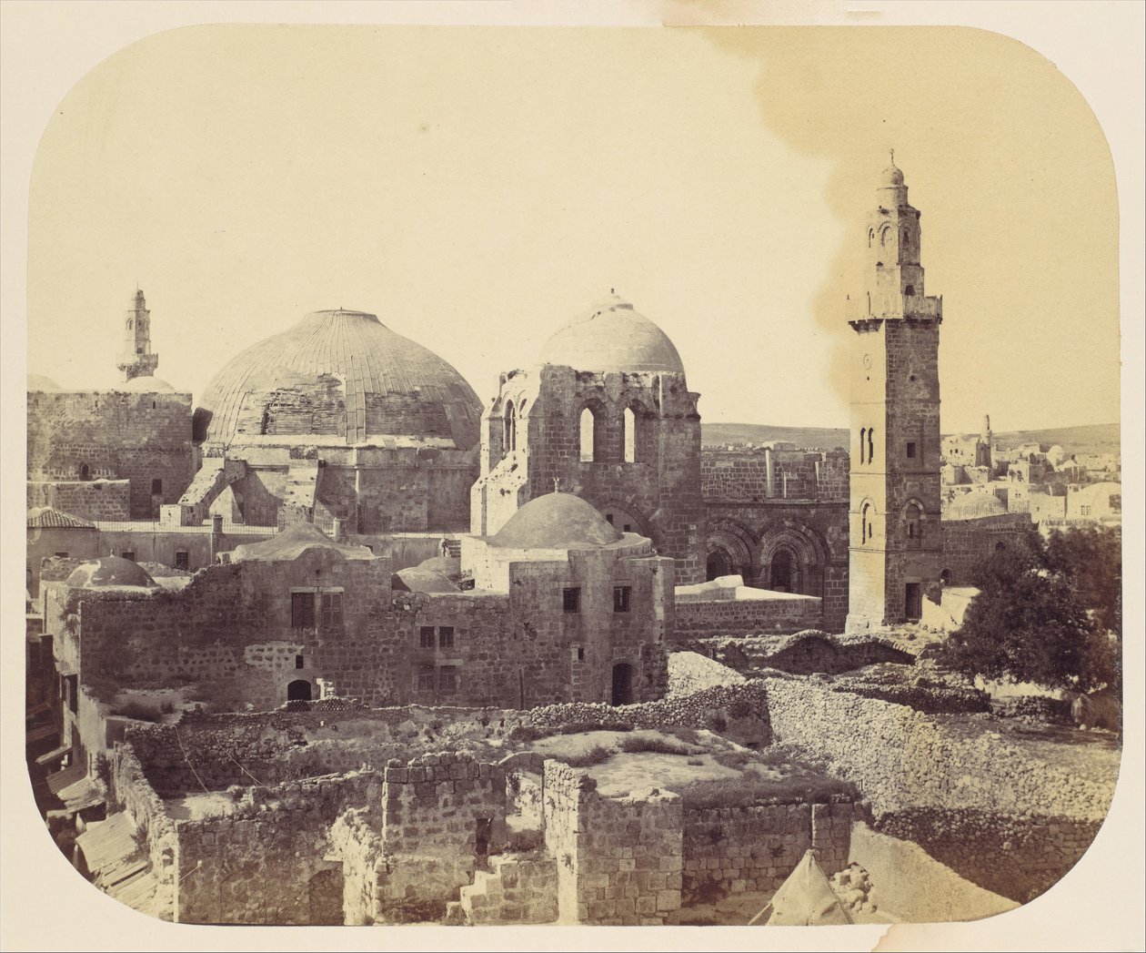 Heliga gravens kupol, Jerusalem, 1860-talet. av John Anthony