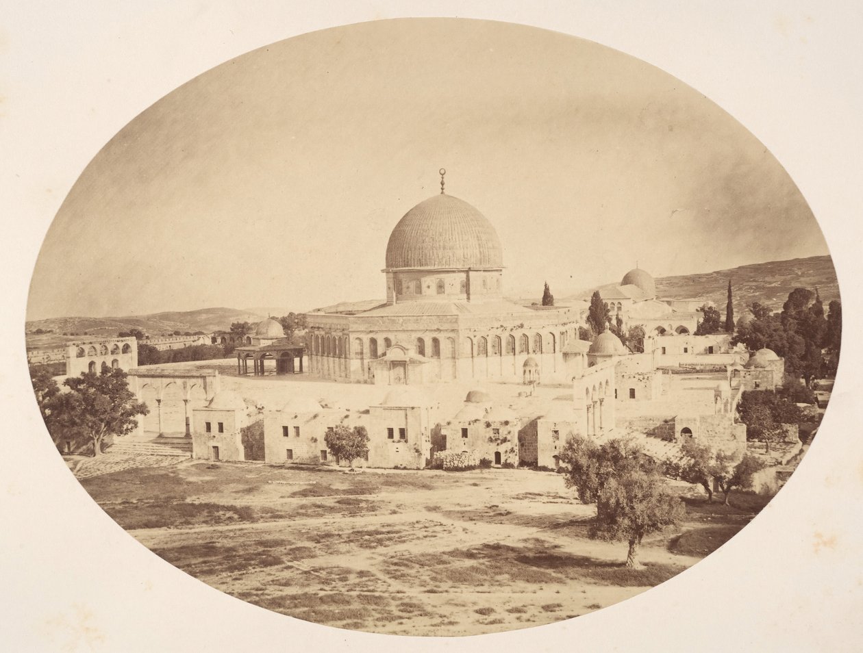 Jerusalem, platsen för templet på berget Moria, 1857. av John Anthony