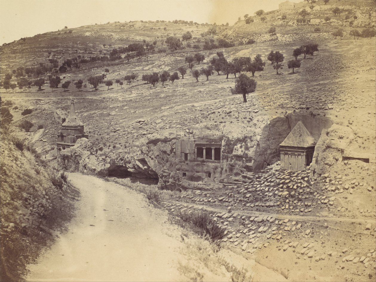 Absaloms, Sakarias och Sankt Jakobs grav, 1860-talet. av John Anthony