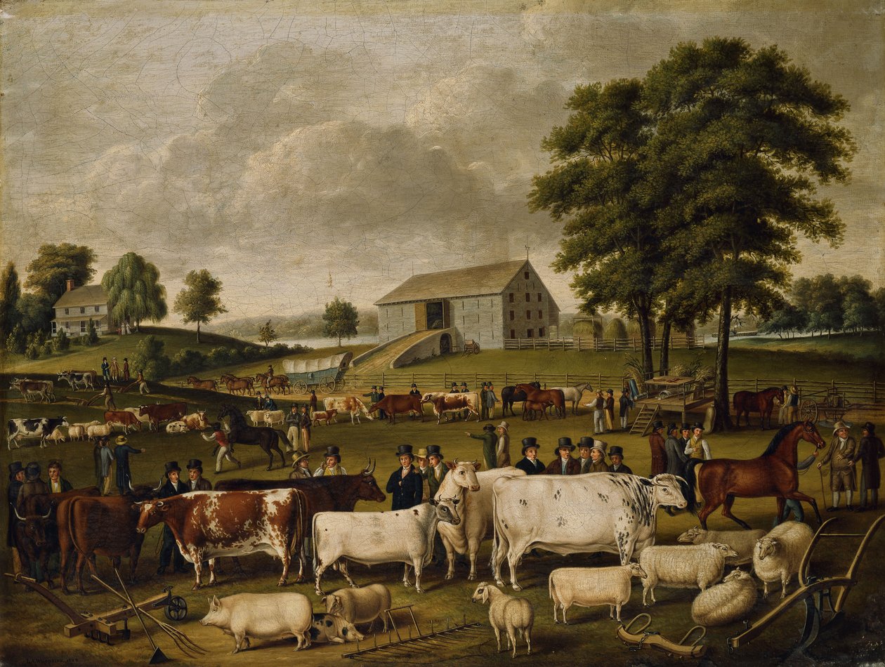 En landsmässa i Pennsylvania, 1824 av John Archibald Woodside