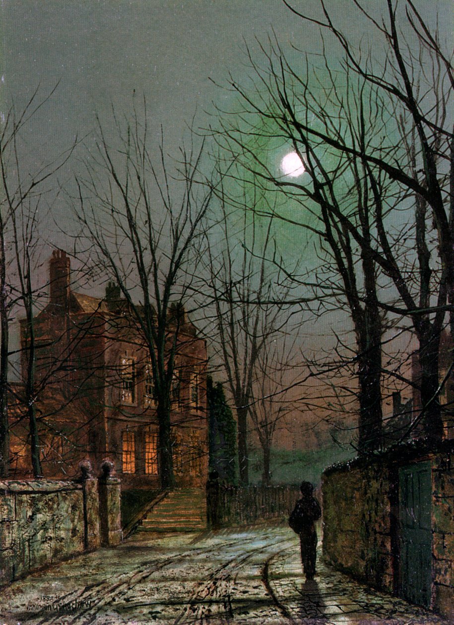 Vid månens ljus, 1882. av John Atkinson Grimshaw